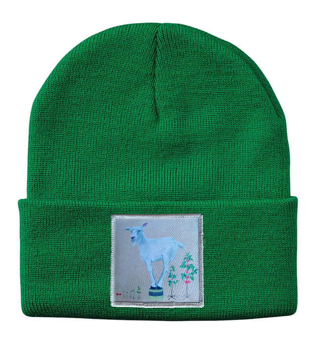 The Discoverer Goat Beanie Hats Flyn Costello Kelley Green  