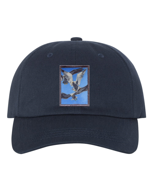 Eco-Washed Dad Hat Hats FlynHats Flock Of Seagulls  