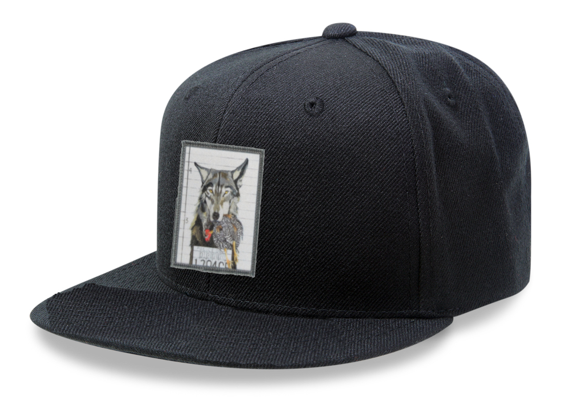 Flat Bill Snap Back Cap Hats Flyn Costello The Usual Suspects: Wolf  