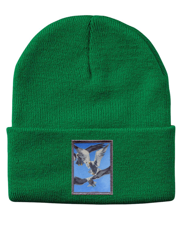 Flock Of Seagulls Beanie Hats FlynHats Kelley Green  