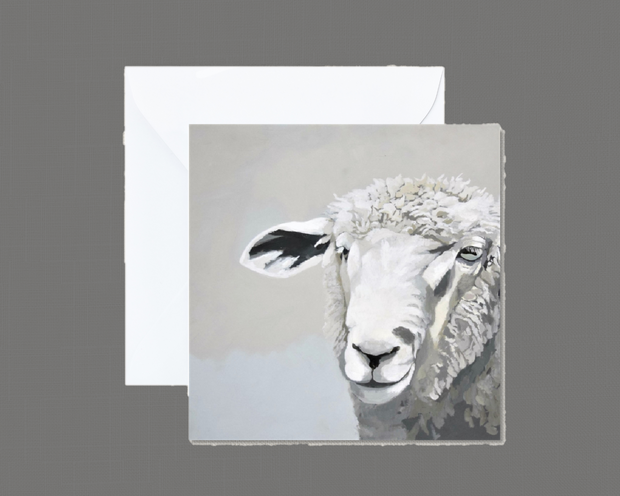 Grey Sheep Mini Print / Card postcards Flyn Costello   
