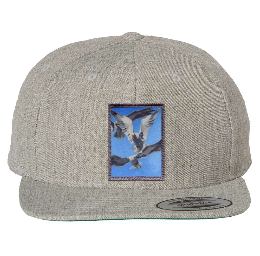 Heather Grey Snapback Hats Flyn Costello Flock Of Seagulls  