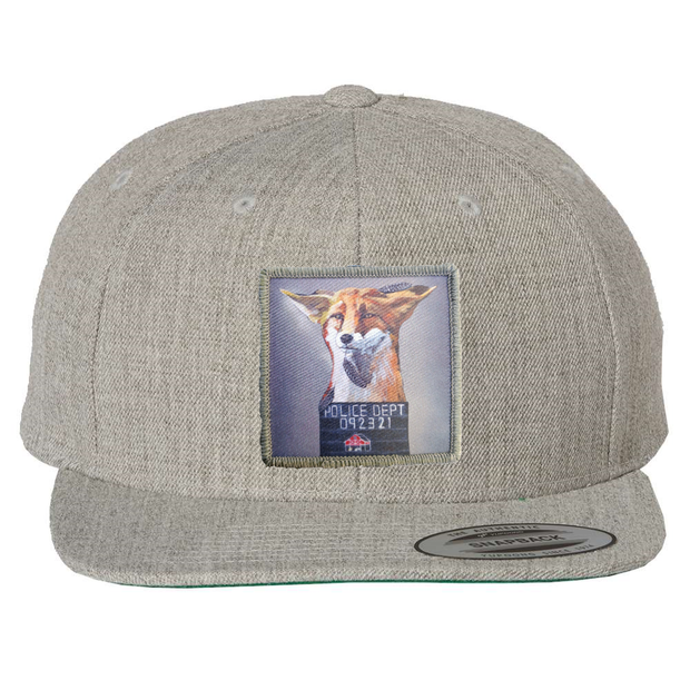 Wool Blend Heather Grey Hats Flyn Costello The Usual Suspects: Fox  