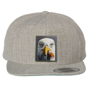 Wool Blend Heather Grey Hats Flyn Costello Seagull with Cig  
