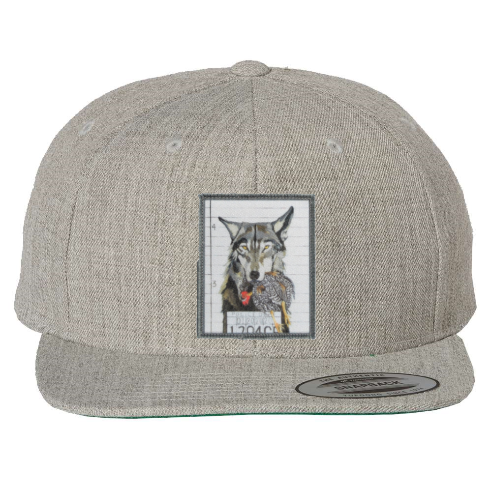 Heather Grey Snapback Hats Flyn Costello The Usual Suspects: Wolf  