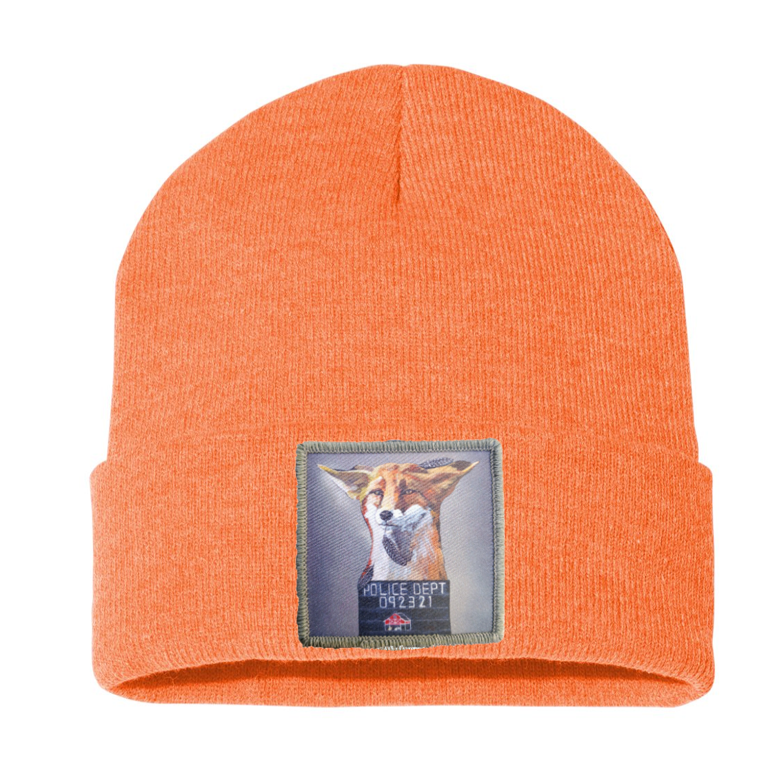 Fox Beanie Hats Flyn Costello Heather Orange  