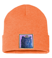 Honey Bear Beanie Hats Flyn Costello Heather Orange  
