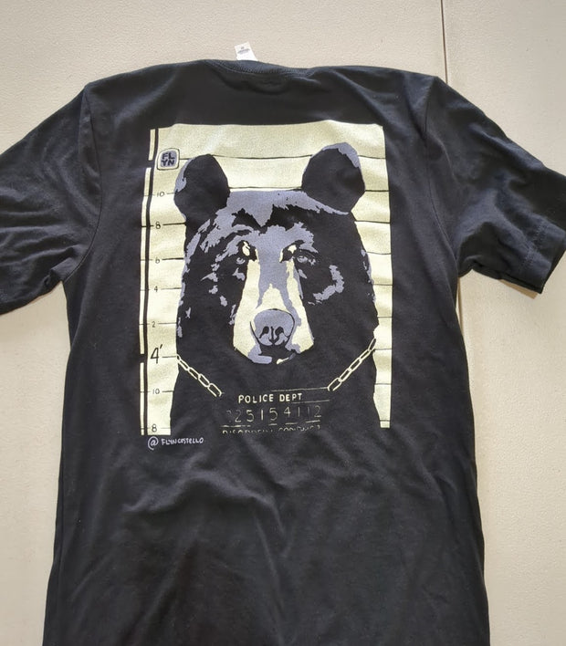 The Usual Suspects-Bear T-shirt T-Shirts Flyn Costello   