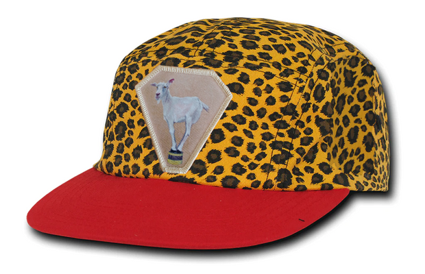 Leopard Camper Cap Hats FlynHats Diamond Goat  