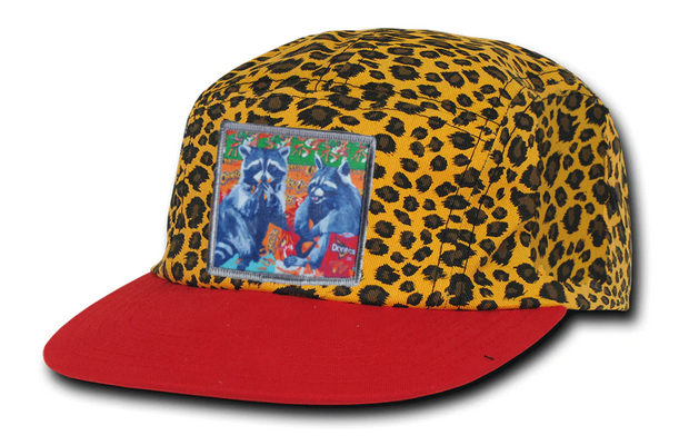 Leopard Camper Cap Hats FlynHats Junkfood Bandits  