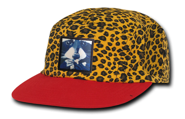 Leopard Camper Cap Hats FlynHats Raccoon Pop  