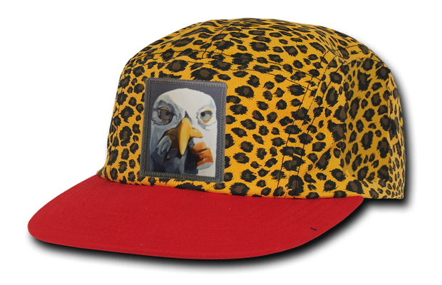 Leopard Camper Cap Hats FlynHats Seagull With Cig  