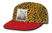 Leopard Camper Cap Hats FlynHats Slim Jimmy  