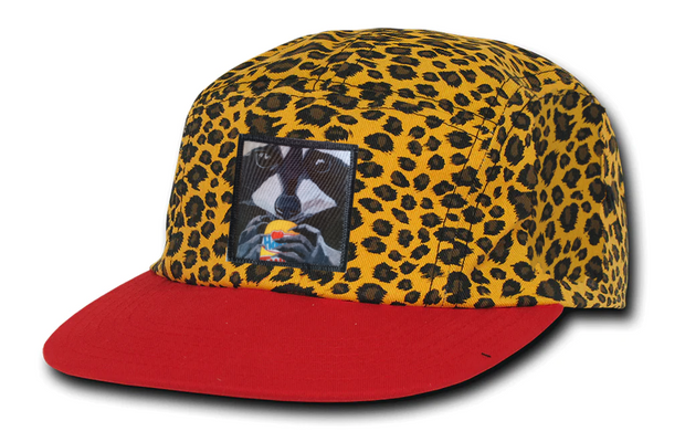 Leopard Camper Cap Hats FlynHats The Snack Kid  