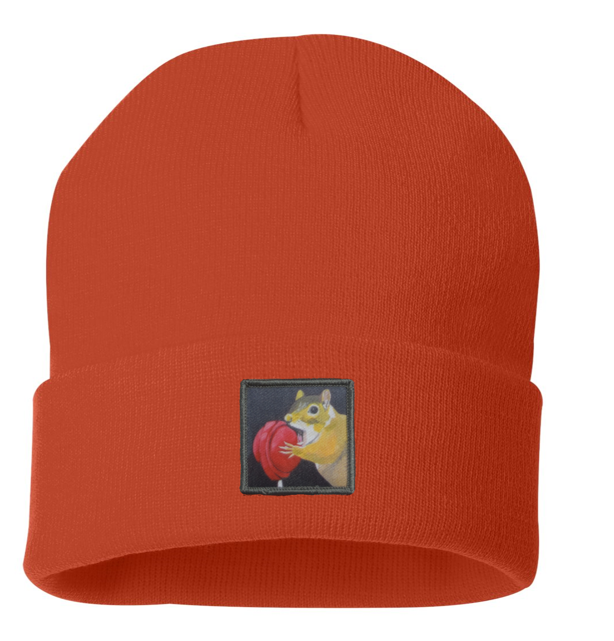 Lolly Squirrel Beanie Hats Flyn Costello Burnt Orange  