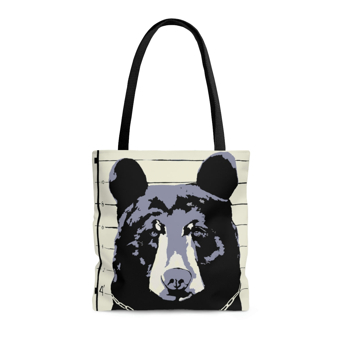 The Usual Suspects: Bear Tote Bag tote bags FlynHats   