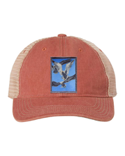 Nantucket Red Unstructured Hats Flyn Costello Seagull with Cig  