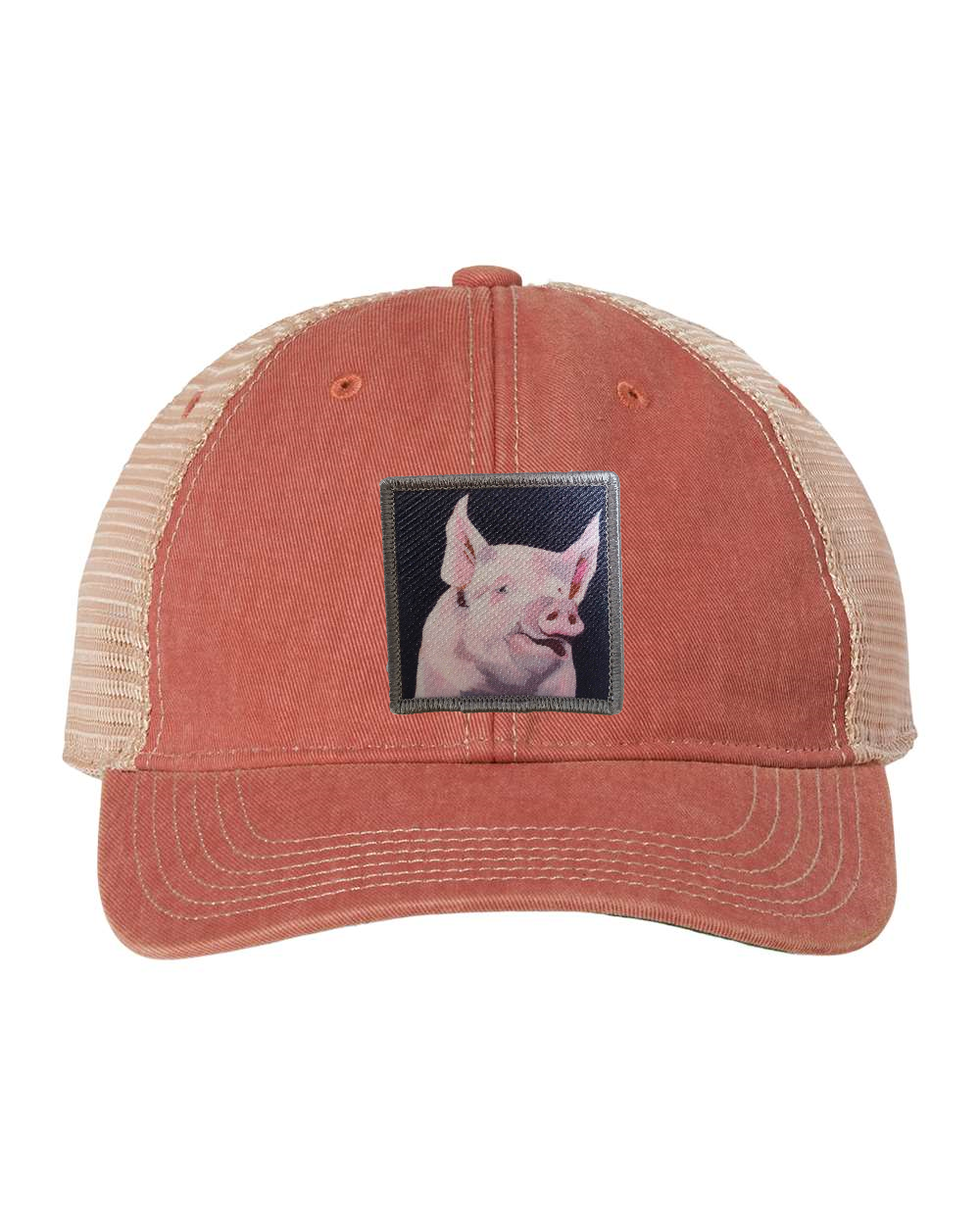 Nantucket Red Unstructured Hats Flyn Costello Piggie  
