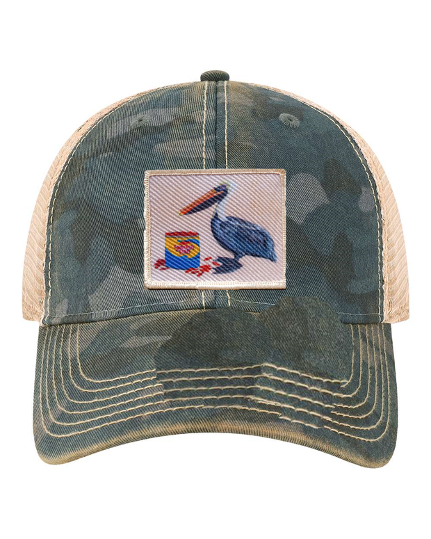 Navy Camo Unstructured Hats Flyn Costello Gone Fishin'  