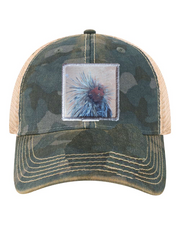 Navy Camo Unstructured Hats Flyn Costello Porcupine  