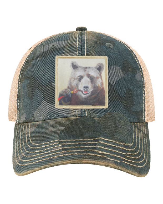 Navy Camo Unstructured Hats Flyn Costello Slim Jimmy  