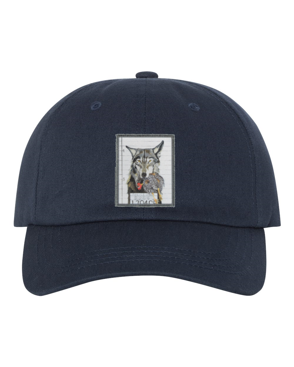 Eco-Washed Dad Hat Hats FlynHats The Usual Suspects: Wolf  