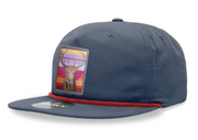 Navy/Red Rope Cap Hats FlynHats Elk  