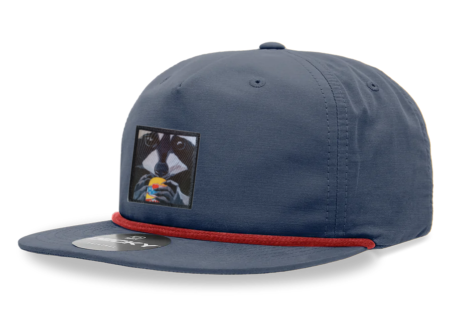 Navy/ Red Rope Cap Hats FlynHats The Snack Kid  