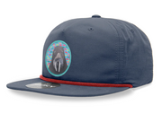 Navy/Red Rope Cap Hats FlynHats Walrus  