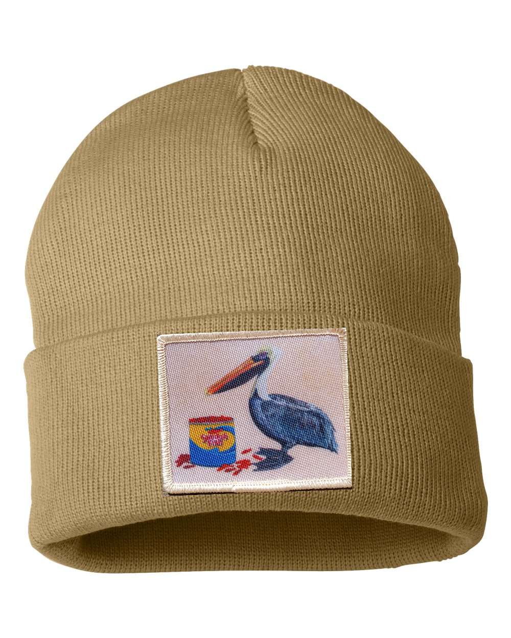 Gone Fishin' Pelican Beanie Hats Flyn_Costello_Art Camel  