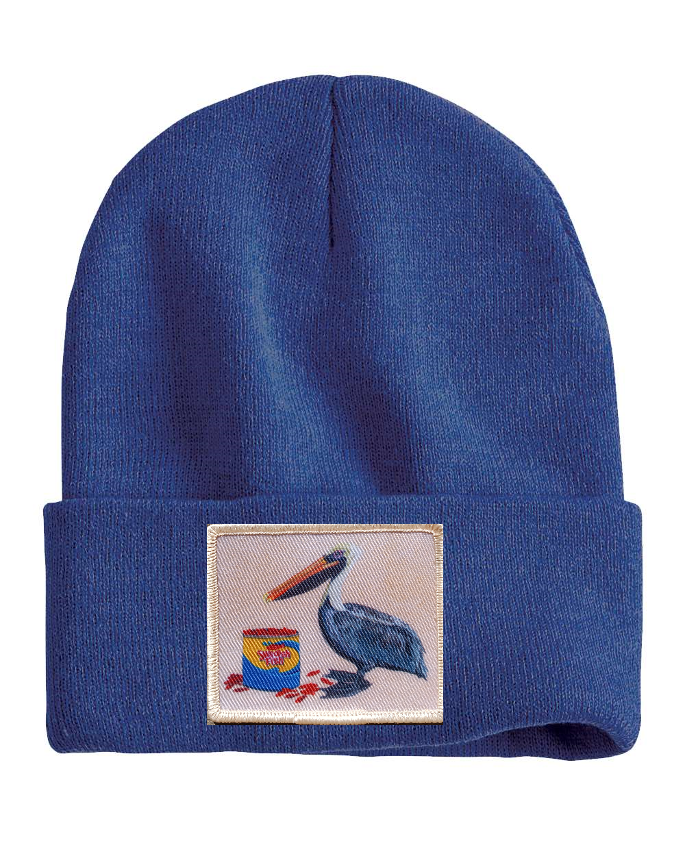 Gone Fishin' Pelican Beanie Hats Flyn_Costello_Art   