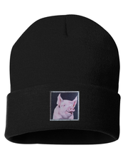 Piggie Beanie Hats Flyn Costello Black  