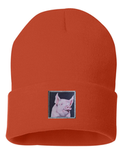 Piggie Beanie Hats Flyn Costello Burnt Orange  