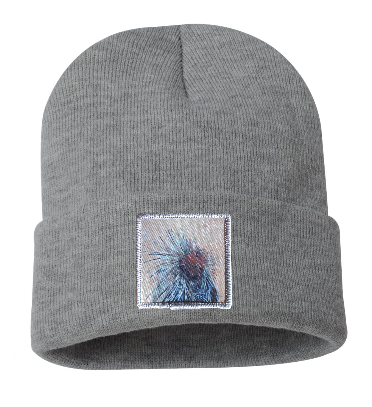Porcupine Beanie Hats Flyn Costello Grey  