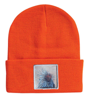 Porcupine Beanie Hats Flyn Costello Neon Orange  