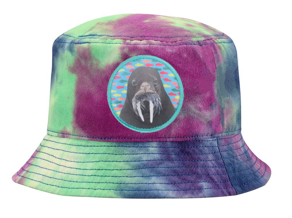 Tye Dye Bucket - Purple Hats Flyn Costello Walrus  