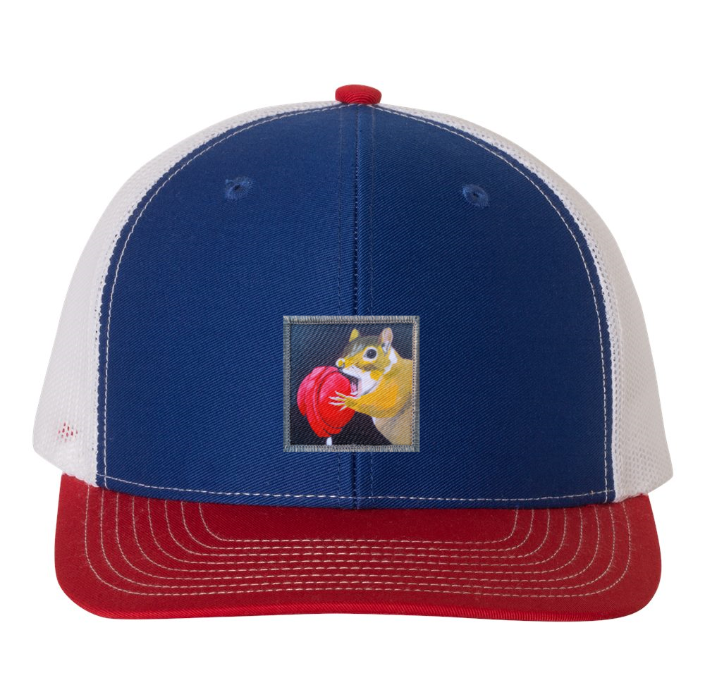Red/White/Royal Trucker Hats Flyn Costello Lolly  