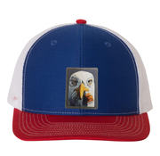 Red/White/Royal Trucker Hats Flyn Costello Seagull with Cig  