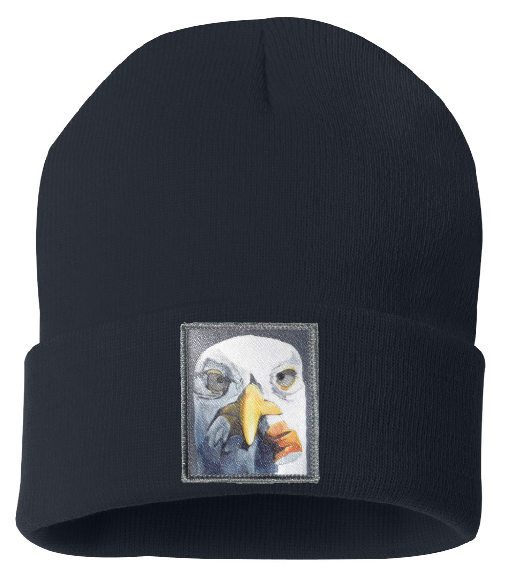 Seagull with Cig Beanie Hats Flyn Costello   