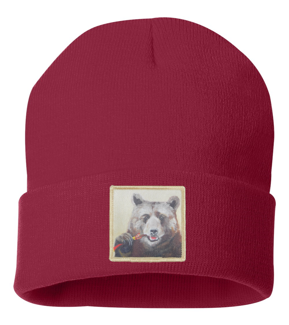 Slim Jimmy Beanie Hats Flyn Costello Cardinal Red  