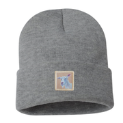 Goat Beanie Hats Flyn Costello Grey  