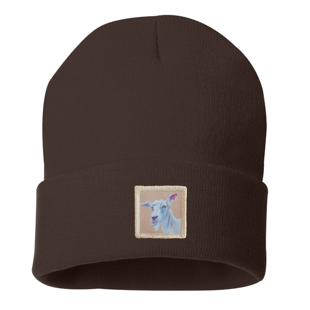 Goat Beanie Hats Flyn Costello Brown  