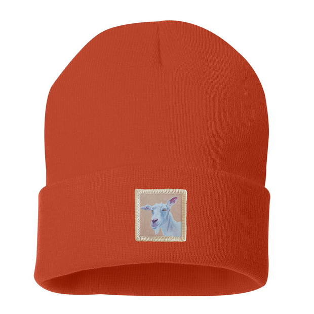 Goat Beanie Hats Flyn Costello Burnt Orange  