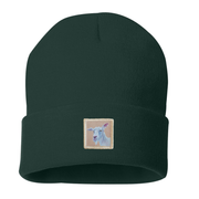 Goat Beanie Hats Flyn Costello Forest Green  