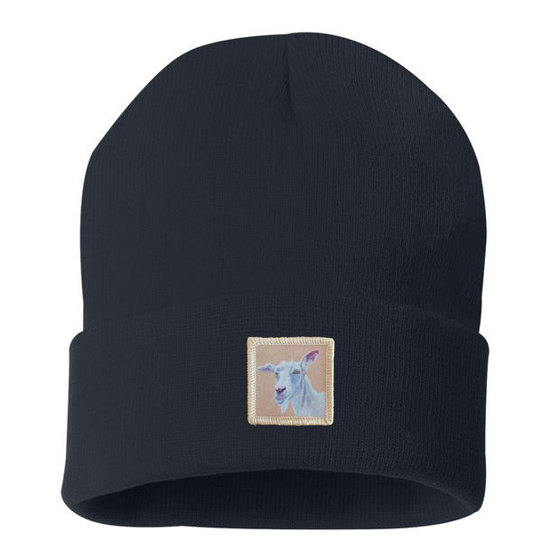 Goat Beanie Hats Flyn Costello Navy  