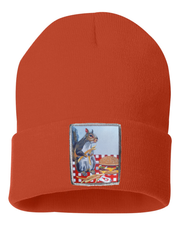 Squirrel Burger Beanie Hats Flyn_Costello_Art   