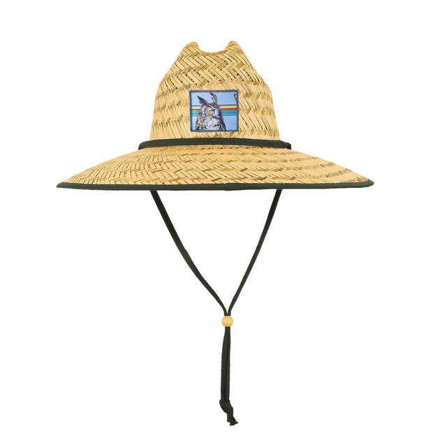 Straw Lifeguard Hat Hats FlynHats Gaia Owl  