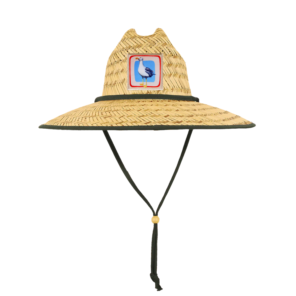 Straw Lifeguard Hat Hats FlynHats Seagull  