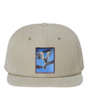 Tan Corduroy Flat Bill Trucker Hats Flyn Costello Flock Of Seagulls  