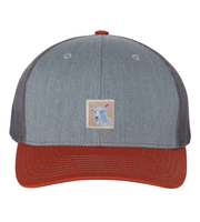 Grey/Terracotta Trucker Hats Flyn Costello Goat  
